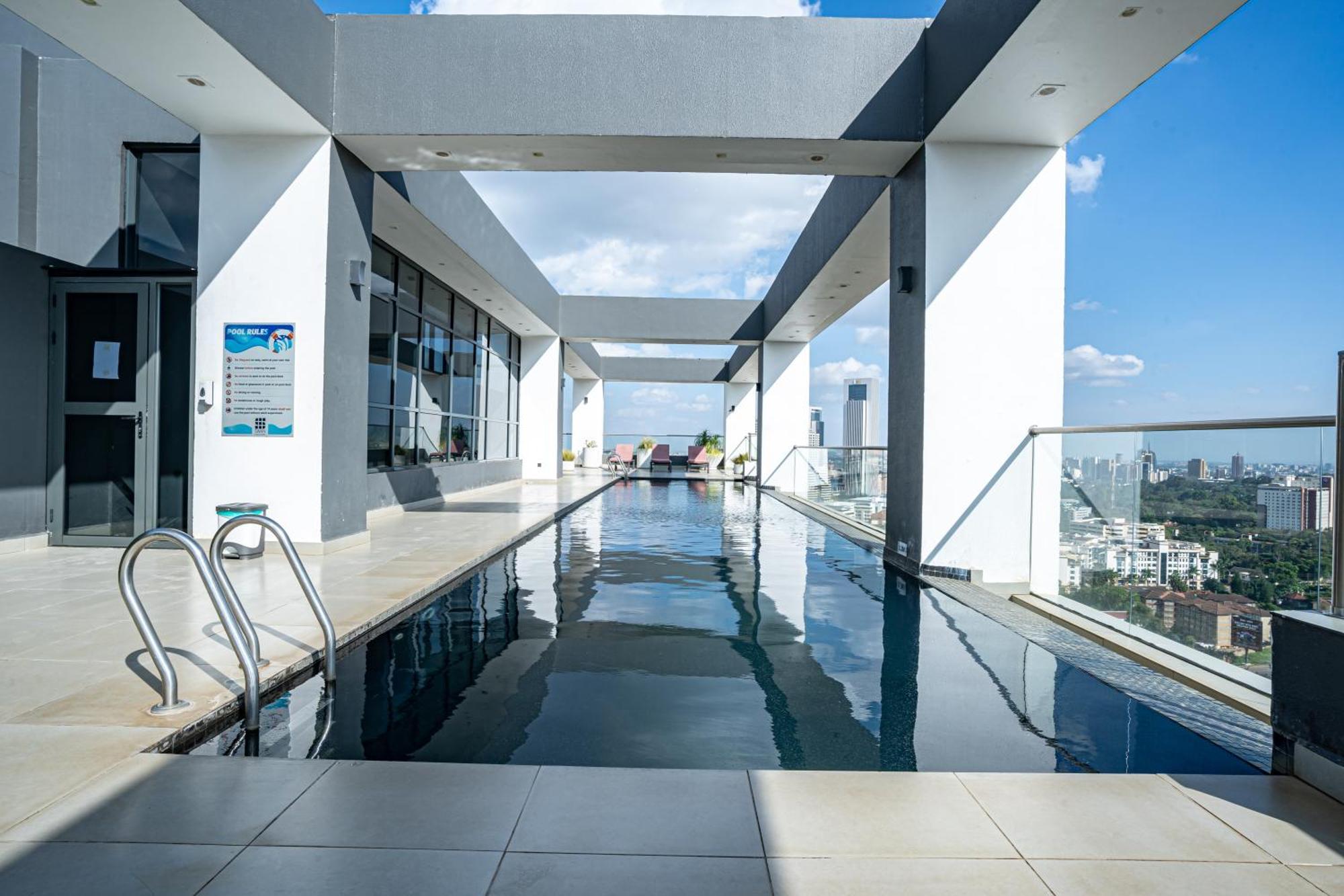 Escada Studio & 2-Bedroom, Rooftop Swimming Pool, Gym, Workspace, Wonderiss Homes Westland Living Nairobi Extérieur photo